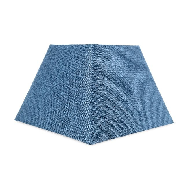Navy Blue Linen Square Shade 10"